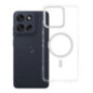 Case for Motorola G56 Frame Clear Hybrid Mag Cover compatible with MagSafe transparent