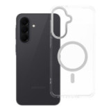 Case for Samsung A37 Frame Clear Hybrid Mag Cover compatible with MagSafe transparent