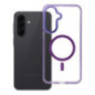 Case for Samsung A37 Frame Clear Hybrid Mag Cover compatible with MagSafe purple Case for Samsung A37 Frame Clear Hybrid Mag Cover compatible with MagSafe purple
