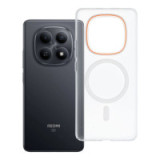 Case for Xiaomi Redmi Note 15 4G Go Orange compatible with MagSafe transparent