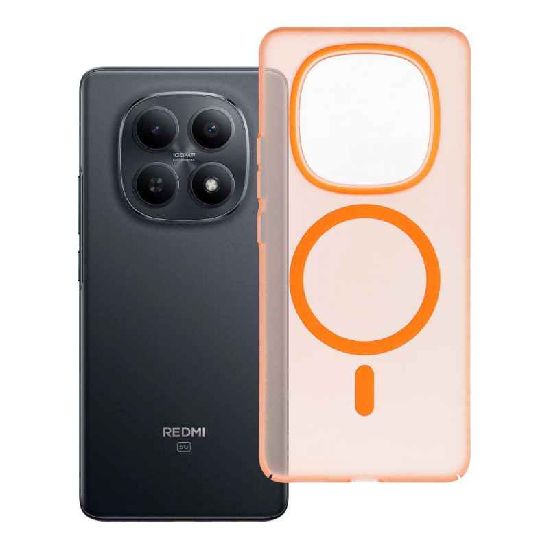 Case for Xiaomi Redmi Note 15 5G Go Orange compatible with MagSafe cosmic orange