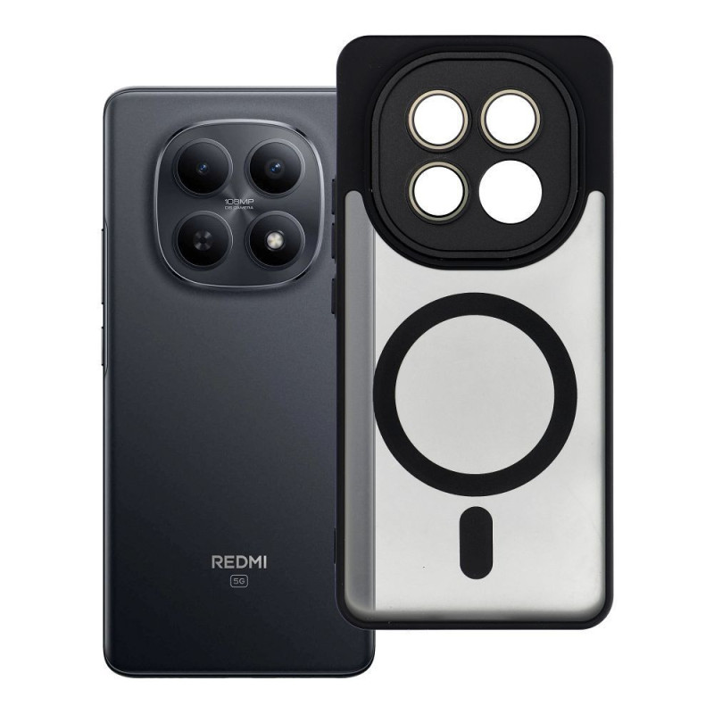 Case for Xiaomi Redmi Note 15 4G / 5G Variete Mag Cover compatible with MagSafe black Case for Xiaomi Redmi Note 15 4G / 5G Variete Mag Cover compatible with MagSafe black