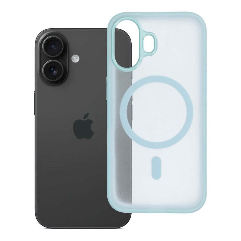 Case for iPhone 16 Flexline Mag Cover compatible with MagSafe green Case for iPhone 16 Flexline Mag Cover compatible with MagSafe green