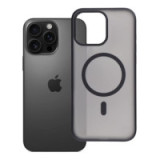 Case for iPhone 16 PRO MAX Flexline Mag Cover compatible with MagSafe black