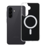 Case for Samsung A37 Clear Fusion Mag Cover compatible with MagSafe black