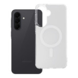 Case for Samsung A37 Clear Fusion Mag Cover compatible with MagSafe white