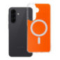 Case for Samsung A37 Clear Fusion Mag Cover compatible with MagSafe hermes orange Case for Samsung A37 Clear Fusion Mag Cover compatible with MagSafe hermes orange