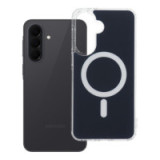 Case for Samsung A37 Clear Fusion Mag Cover compatible with MagSafe navy blue