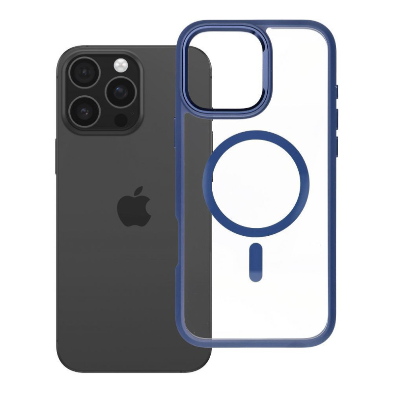 ROAR case MAG BUMPER compatible with MagSafe for IPHONE 16 Pro Max navy blue