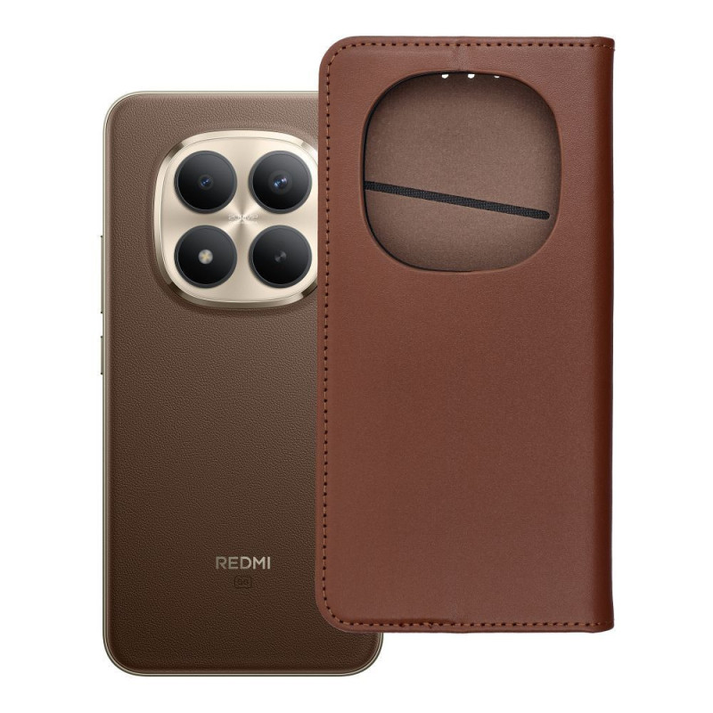 Flip case for Xiaomi Redmi NOTE 15 PRO PLUS 5G Smart Pro Book leather brown Flip case for Xiaomi Redmi NOTE 15 PRO PLUS 5G Smart Pro Book leather brown