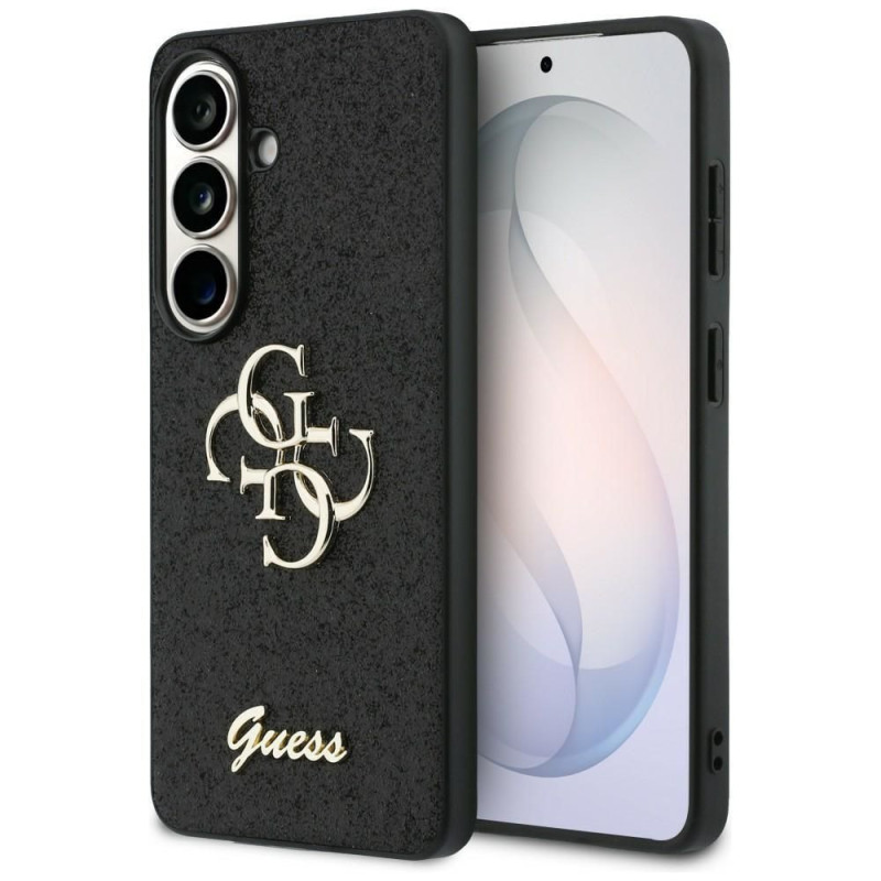 GUESS case for SAMSUNG S26 GUHCS26SHG4SGK (Fixed Glitter 4G Big Metal Logo) black