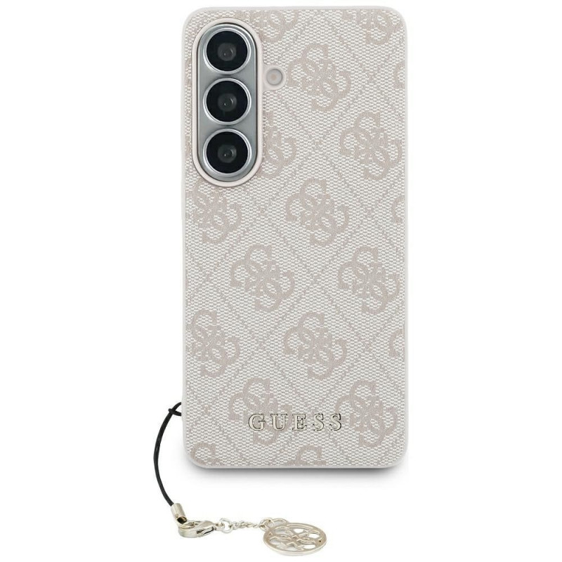 GUESS case for SAMSUNG S26 GUHMS26SGF4GPI (PU 4G Classic Logo with Charm) pink GUESS case for SAMSUNG S26 GUHMS26SGF4GPI (PU 4G Classic Logo with Charm) pink
