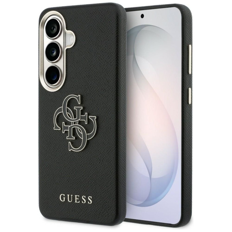 GUESS case for SAMSUNG S26 GUHCS26S5PS4RGGK (Grained Big 4G Metal Logo) black