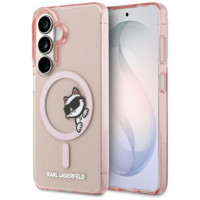 KARL LAGERFELD case for SAMSUNG S26 KLHMS26S6HCPSCP (Magnetic IML Peekaboo Choupette) pink