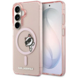 KARL LAGERFELD case for SAMSUNG S26 KLHMS26S6HCPSCP (Magnetic IML Peekaboo Choupette) pink