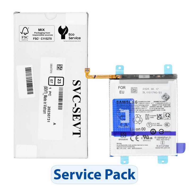 ServicePack Battery EB-BS721ABY for SAMSUNG S24 FE S721B GH82-35853A ServicePack Battery EB-BS721ABY for SAMSUNG S24 FE S721B GH82-35853A
