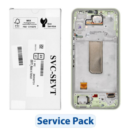 ServicePack LCD Display SAMSUNG A34 5G A346B Green GH82-31200C