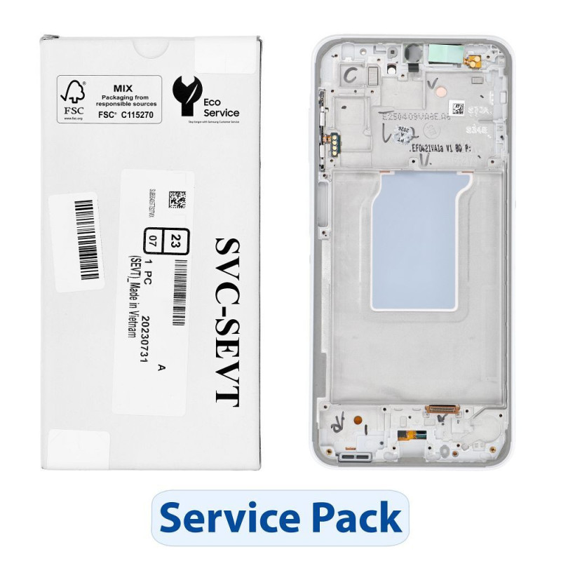 ServicePack LCD Display SAMSUNG A26 5G A266B White GH82-37049B ServicePack LCD Display SAMSUNG A26 5G A266B White GH82-37049B