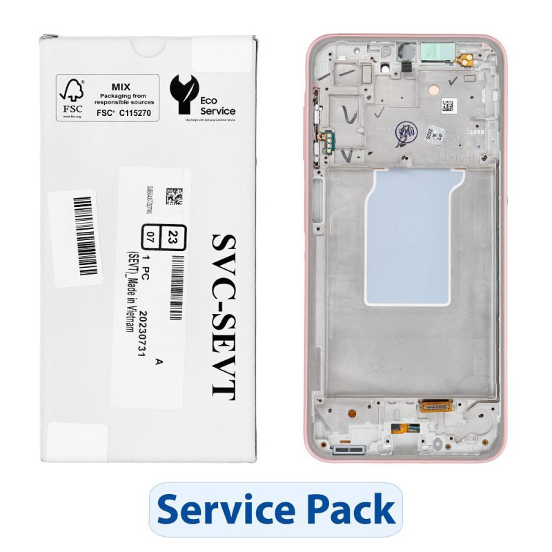 ServicePack LCD Display SAMSUNG A26 5G A266B Peach GH82-37049D