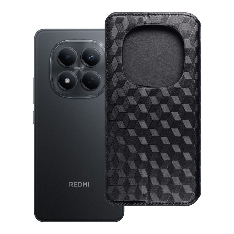 Flip case for Xiaomi Redmi NOTE 15 PRO 5G Cubic Book black