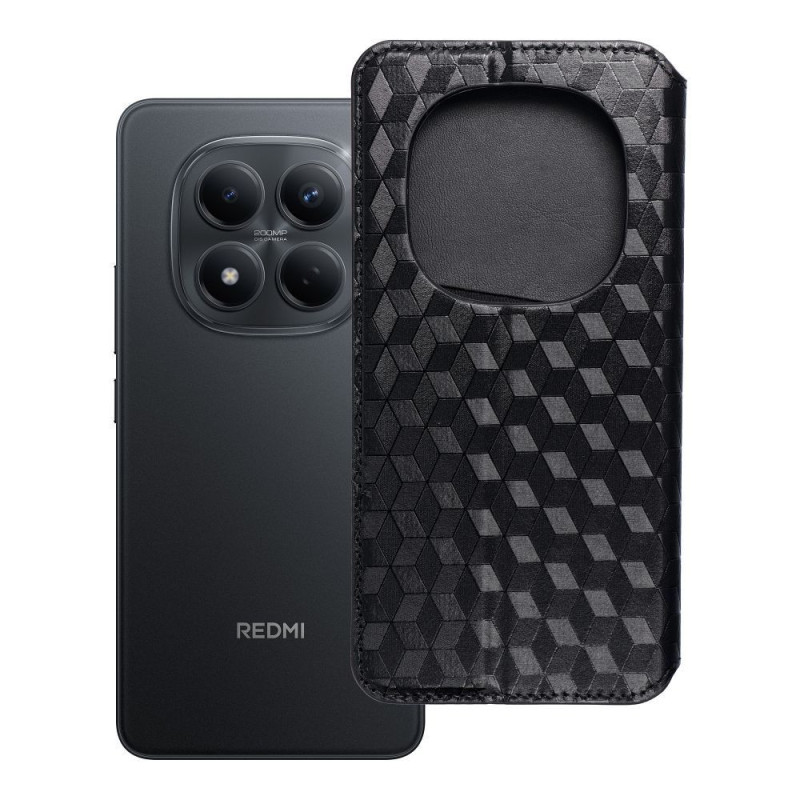 Flip case for Xiaomi Redmi NOTE 15 PRO Plus 5G Cubic Book black