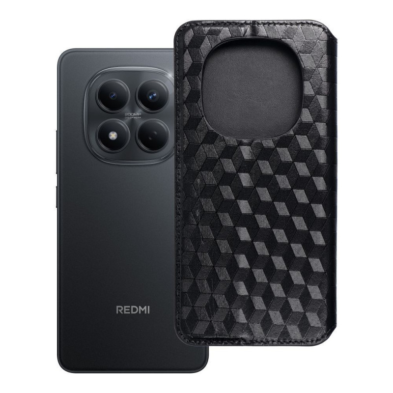 Flip case for Xiaomi Redmi NOTE 15 5G Cubic Book black