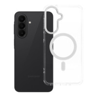 Case for Samsung A27 Frame Clear Hybrid Mag Cover compatible with MagSafe transparent