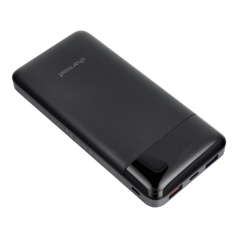 Powerbank Charmast W2089 PD3.0 3A 22,5W 20000 mAh with built-in cables USB A / USB C / Lightning / Micro USB black Powerbank Charmast W2089 PD3.0 3A 22,5W 20000 mAh with built-in cables USB A / USB C / Lightning / Micro USB black