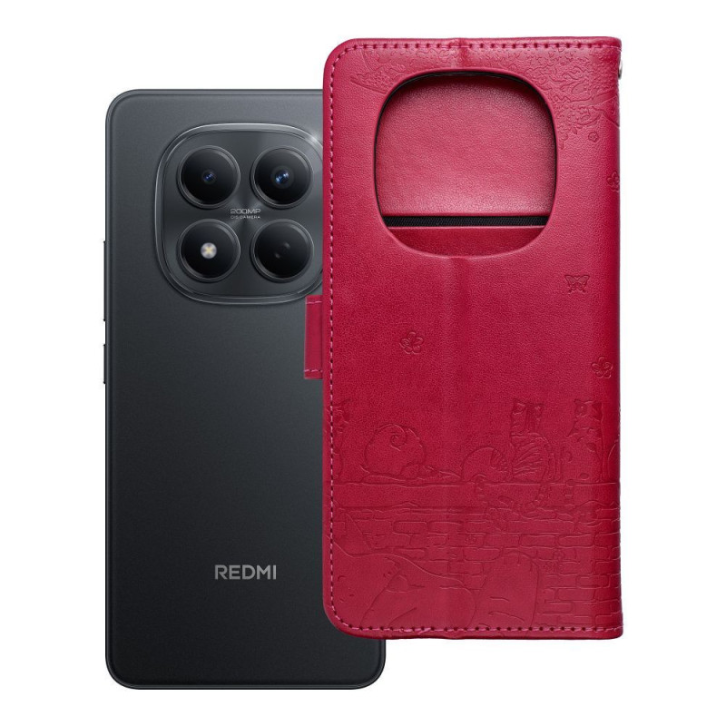 Flip case for Redmi NOTE 15 5G Mezzo Book cats red Flip case for Redmi NOTE 15 5G Mezzo Book cats red