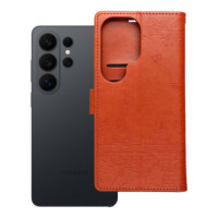 Flip case for Samsung S26 ULTRA Mezzo Book cats brown