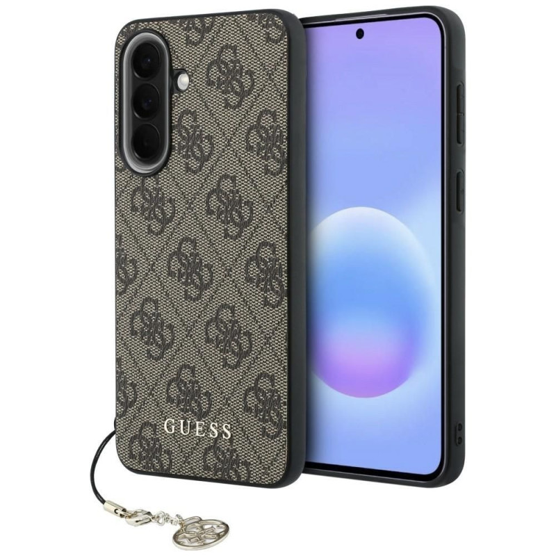 GUESS case for SAMSUNG Galaxy A37 GUHCSA37GF4GBR (PU 4G Classic Logo with Charm) brown GUESS case for SAMSUNG Galaxy A37 GUHCSA37GF4GBR (PU 4G Classic Logo with Charm) brown