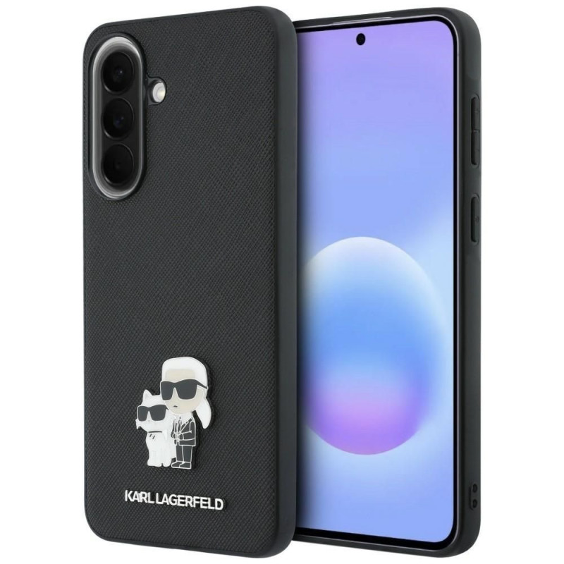 KARL LAGERFLED case for SAMSUNG A57 KLHCSA57PSAKCMPK (Saffiano W/ K&C Metal Logo) black KARL LAGERFLED case for SAMSUNG A57 KLHCSA57PSAKCMPK (Saffiano W/ K&C Metal Logo) black