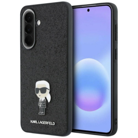 KARL LAGERFLED case for SAMSUNG A37 KLHCSA37GKNPSK (Fixed Glitter Ikonik Logo Metal Pin) black