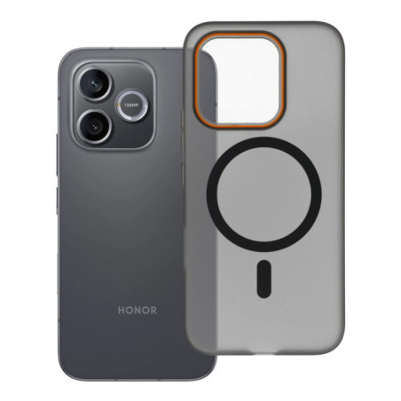 Case for Honor 600 LITE Go Orange compatible with MagSafe black