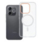 Case for Honor 600 LITE Go Orange compatible with MagSafe transparent Case for Honor 600 LITE Go Orange compatible with MagSafe transparent