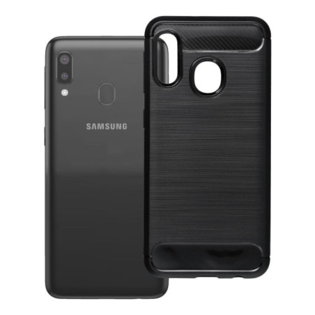 Case for Samsung A20E Carbon 2.0 black