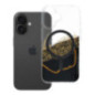 Case for iPhone 16 Golden compatible with MagSafe black Case for iPhone 16 Golden compatible with MagSafe black