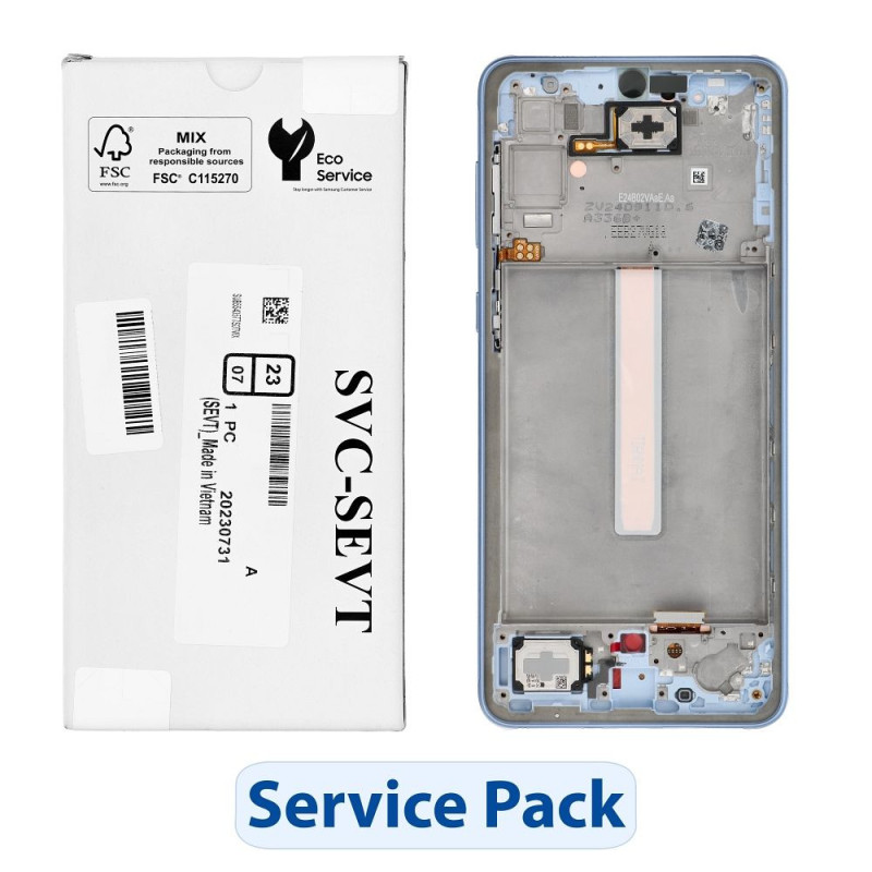ServicePack LCD Display SAMSUNG A33 5G A336B GH82-28143C Blue