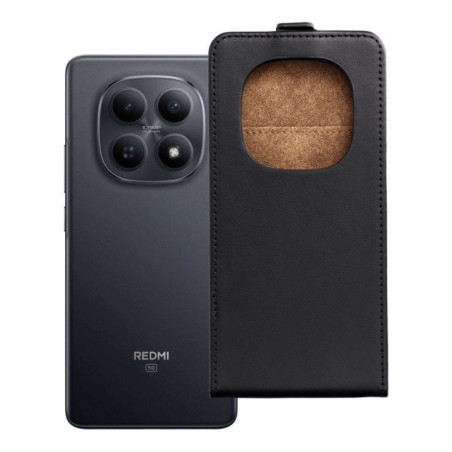Vertical flip case for Xiaomi Redmi NOTE 15 PRO 5G Slim Flexi Fresh black