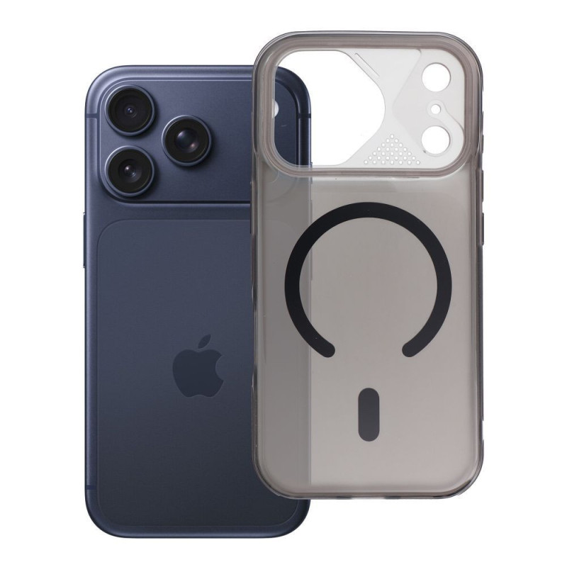 Case for iPhone 17 Pro / 18 Pro (low camera edge) Aurora compatible with MagSafe black Case for iPhone 17 Pro / 18 Pro (low camera edge) Aurora compatible with MagSafe black