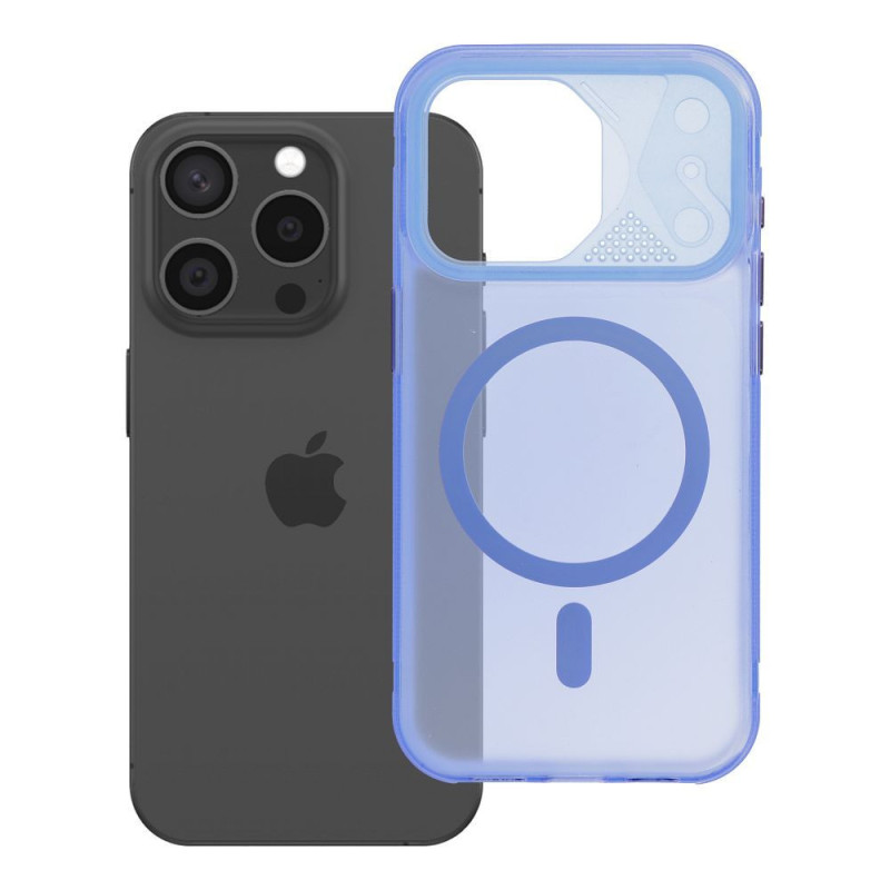Case for iPhone 15 PRO Aurora compatible with MagSafe blue Case for iPhone 15 PRO Aurora compatible with MagSafe blue