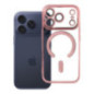 Case for iPhone 18 Pro / 17 Pro Electro Mag Cover compatible with MagSafe gold-rose