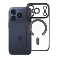 Case for iPhone 18 Pro / 17 Pro Electro Mag Cover compatible with MagSafe black