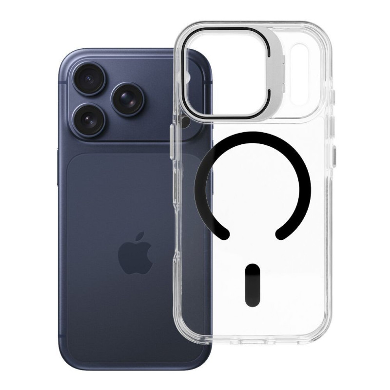 Case for iPhone 18 Pro / 17 Pro Lens Mag Cover compatible with MagSafe black Case for iPhone 18 Pro / 17 Pro Lens Mag Cover compatible with MagSafe black