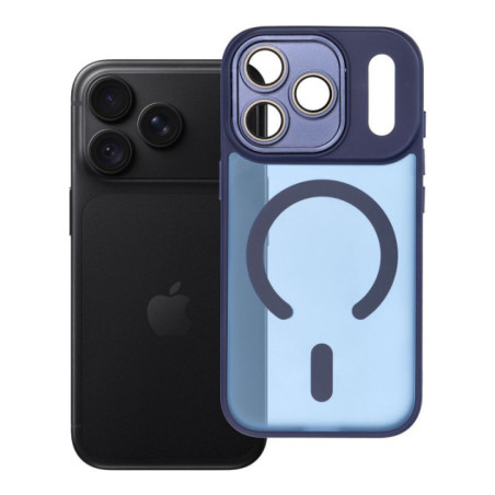 Case for iPhone 18 Pro / 17 Pro Variete Mag Cover compatible with MagSafe navy blue