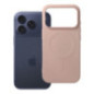 Case for iPhone 18 Pro / 17 Pro Silicone Mag Cover compatible with MagSafe (big hole) pink Case for iPhone 18 Pro / 17 Pro Silicone Mag Cover compatible with MagSafe (big hole) pink
