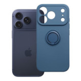 Case for iPhone 18 Pro / 17 Pro Silicone Ring dark blue