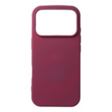 Case for iPhone 18 Pro / 17 Pro Silicone burgundy