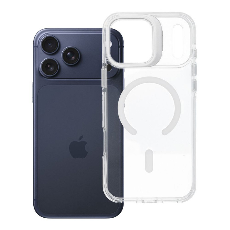 Case for iPhone 18 Pro Max / 17 Pro Max Lens Mag Cover compatible with MagSafe white Case for iPhone 18 Pro Max / 17 Pro Max Lens Mag Cover compatible with MagSafe white