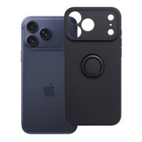 Case for iPhone 18 Pro Max / 17 Pro Max Silicone Ring black